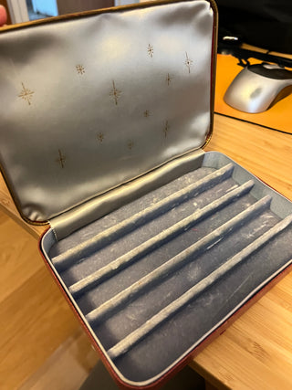 VTG Jewelry Box Red *B—10*