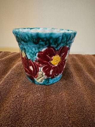 Vtg Italian Art Pottery Planter