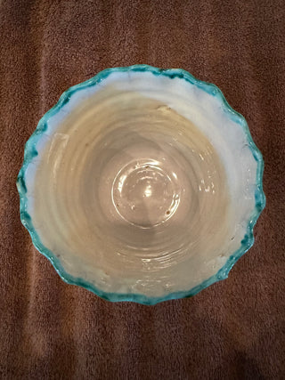 Vtg Italian Art Pottery Planter