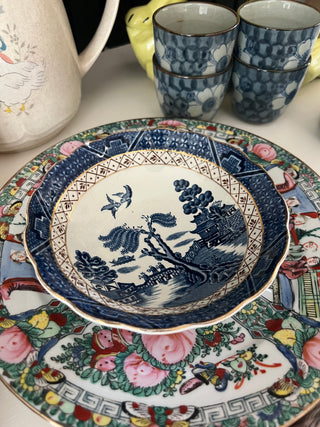 Real old willow vintage bowl-as is