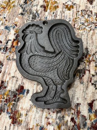 John Wright 1st Edition Rooster Cookie or Butter Mold