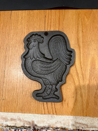 John Wright 1st Edition Rooster Cookie or Butter Mold
