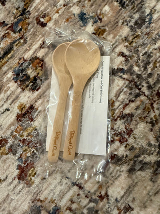 Pampered Chef Small Condiment Spoon Set of 2 in Package