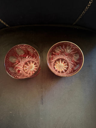 Ruby Red Tumbler Set