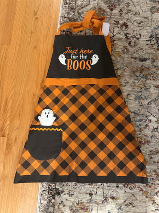Just Here For The Boos Apron