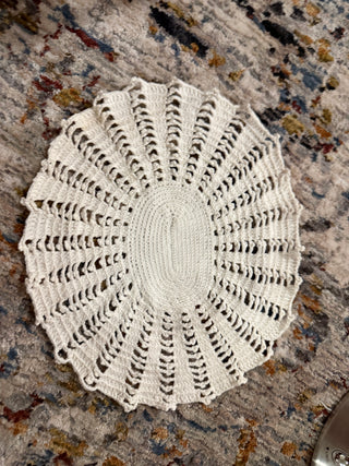 White Vintage Doily 9.5”