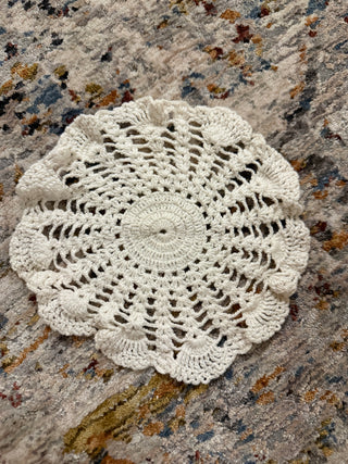 Vintage Small White Doily