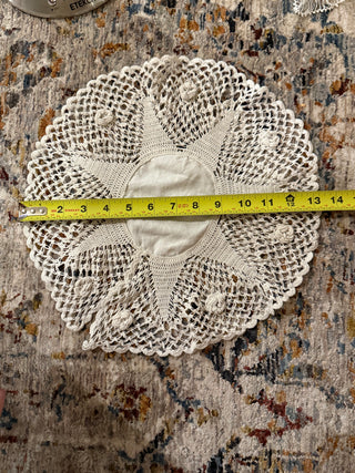 Vintage White 13” Doily