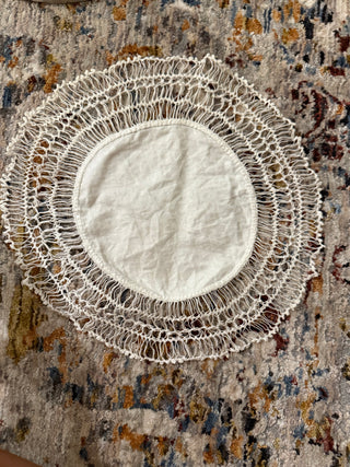 Vintage Handmade White Doily