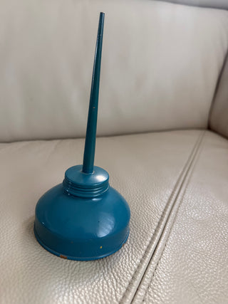 Vintage Blue Pump Oiler