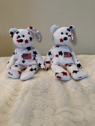 Glory TY 8" Beanie Baby Plush Bear
