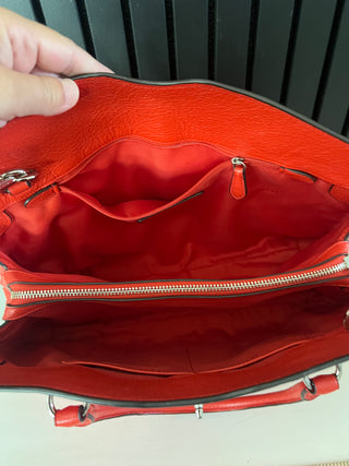 Coach red Mercer satchel handbag