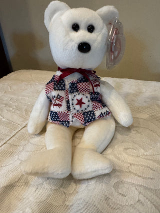 Libert-e TY Beanie Baby Plush Bear