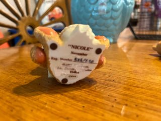 Cherished Teddies Nicole November Bear