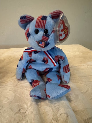 Union TY Beanie Baby Plush Bear