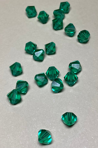 Swarovski Bicone 6mm Lt Emerald 30 pk