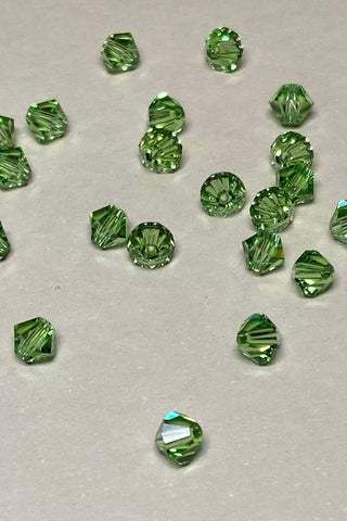 Swarovski Bicone 10 mm Peridot 8pk