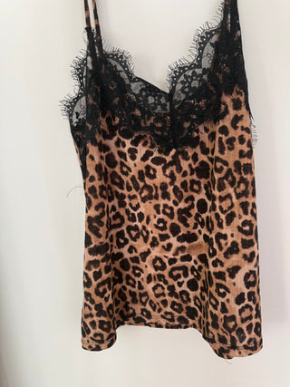 Zara Leopard Print Top Size S