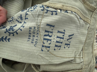 Free People Lucky You Barrel Jeans Size 27