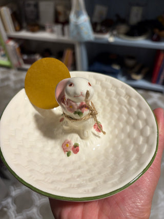 Avon Bunny Trinket Dish