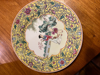 Rare Chinese Jingdezhen Famille Rose? 10" Porcelain Dinner Plate EACH