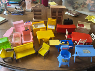 Vintage dollhouse  furniture