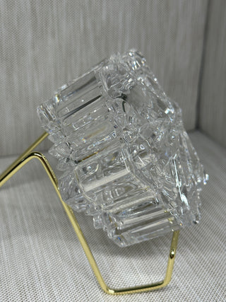 Mikasa "Nature's Song" Crystal Snowflake Lidded Trinket Box