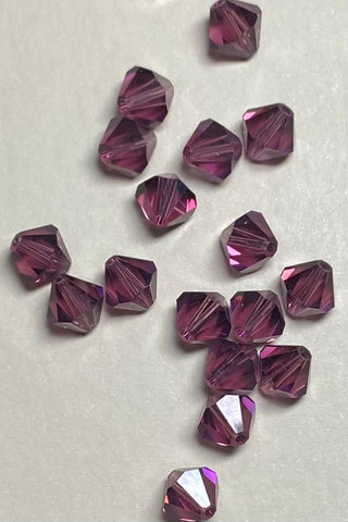Swarovski Bicones 8mm Amethyst 10 pk