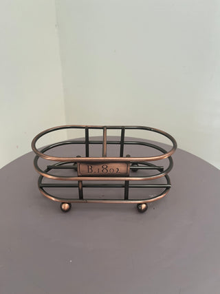 Bar cart soap caddy