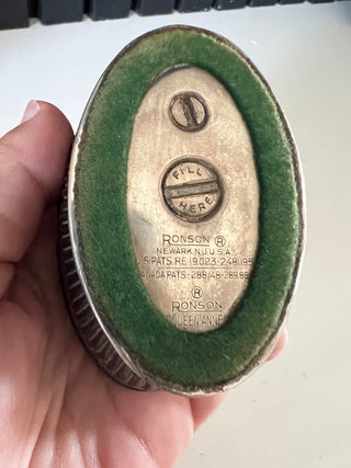 Vintage silver plate lighter