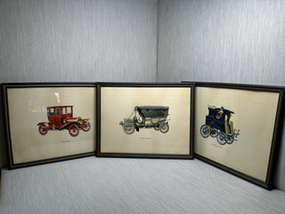 1953 Rinshed-Mason Antique Car Framed Prints - Set of 3