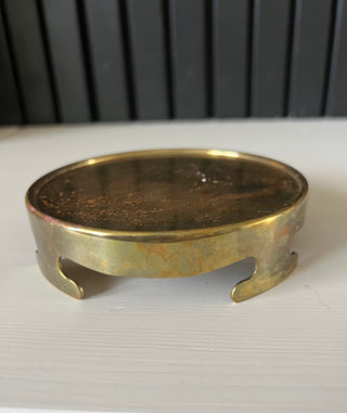Vintage brass pedestal