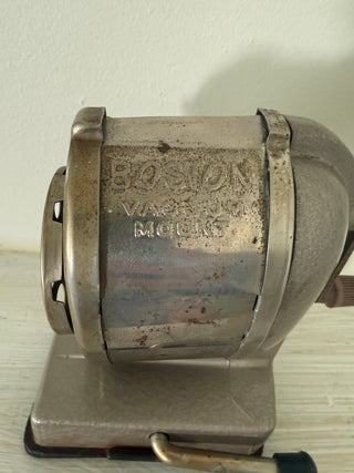 Vintage Boston Vacuum Mount Pencil Sharpener