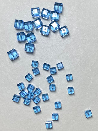 Swarovski Cubes 4mm Lt Sapphire 20pk