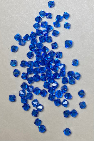Swarovski Bicone 8mm Sapphire 10 pk
