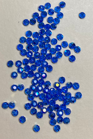 Swarovski Bicone 10 mm Sapphire 8pk