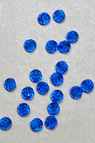 Swarovski Rounds 4mm Sapphire 20 Pk