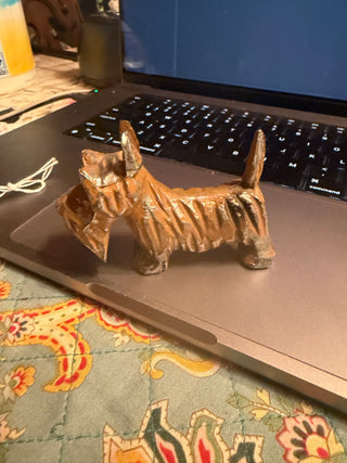 Vintage Scottie Dog Figurine VV