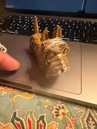 Vintage Scottie Dog Figurine VV