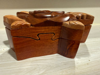 Hawaiian Koa Wood Puzzle Jewelry Box