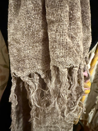 Brown Chenille Scarf
