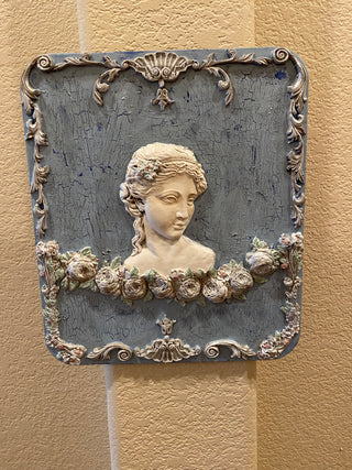 Unique Neo-classical wall art panel handcrafted RCD
