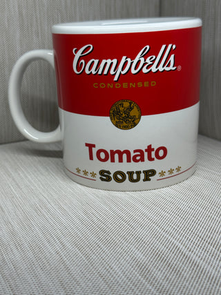 Campbells Tomato Soup Mug 2017 Licensed Ceramic Oversized Soup Bowl Cup 4"