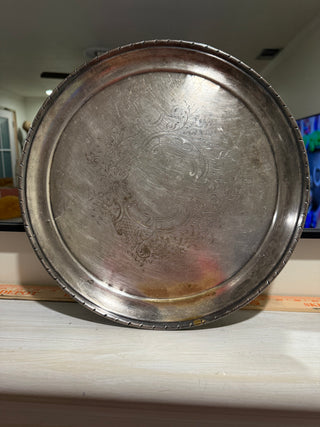 Vintage Frank Hawker Silver Serving Tray