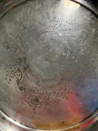 Vintage Frank Hawker Silver Serving Tray