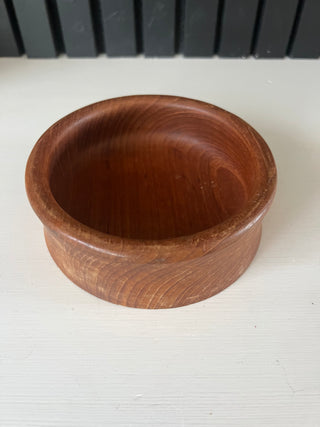 MCM teak wood bowl