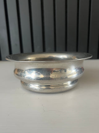 Silver and wood wine coaster