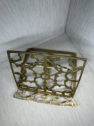Solid Brass Folding Guest Book Stand Adjustable Tabletop Easel