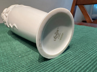 Vtg Lenox Rose Blossom Bud Vase