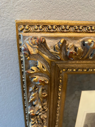 36x48 Ornate Gold Framed Art Print Le Petit Cadre Mother & Daughter